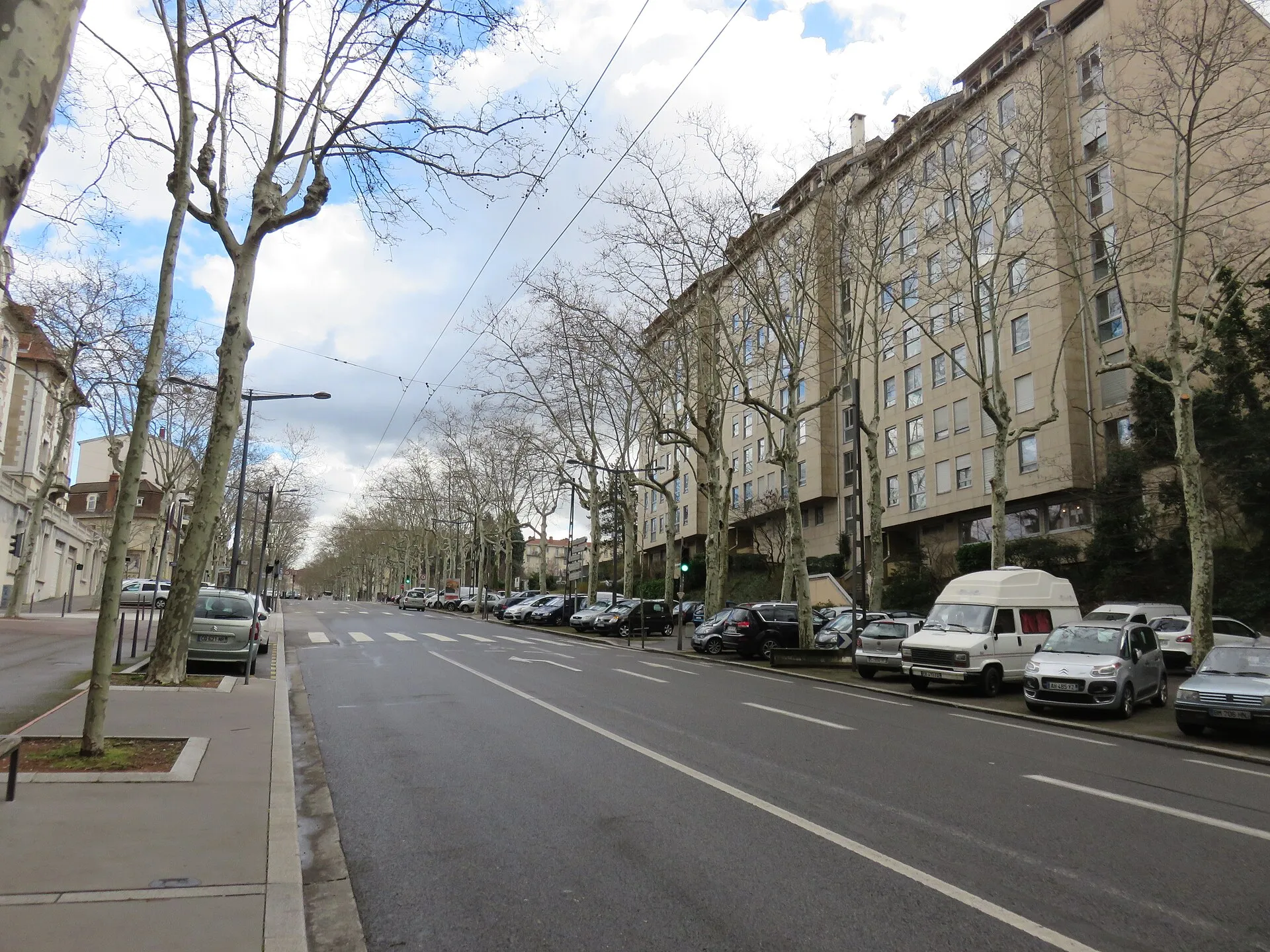 Le boulevard de la Croix-Rousse, sur les pentes lyonnaises